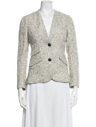 Pre-owned Rag & Bone Tweed Pattern Blazer W/ Tags In Neutral