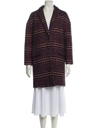 Pre-owned Rag & Bone Tweed Pattern Coat In Multi