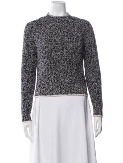 Pre-owned Rag & Bone Tweed Pattern Crew Neck Sweater In Grey