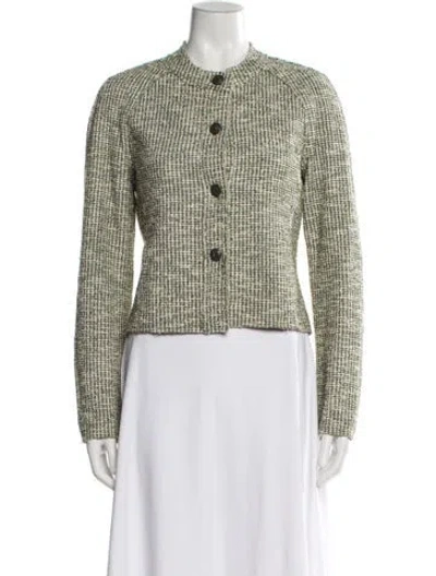 Pre-owned Rag & Bone Tweed Pattern Evening Jacket In Blue