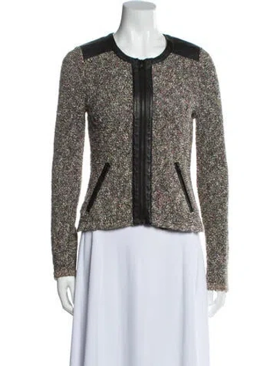 Pre-owned Rag & Bone Tweed Pattern Evening Jacket In Gray