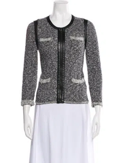 Pre-owned Rag & Bone Tweed Pattern Evening Jacket In Gray