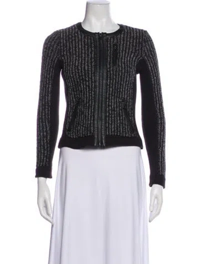 Pre-owned Rag & Bone Tweed Pattern Evening Jacket In Gray