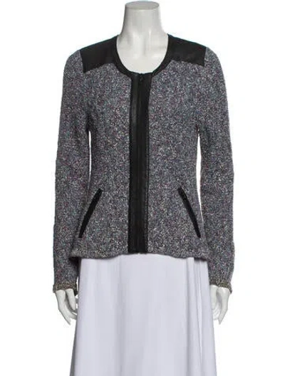 Pre-owned Rag & Bone Tweed Pattern Evening Jacket In Multi