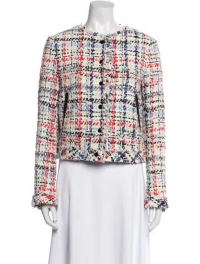 Pre-owned Rag & Bone Tweed Pattern Evening Jacket In Multi