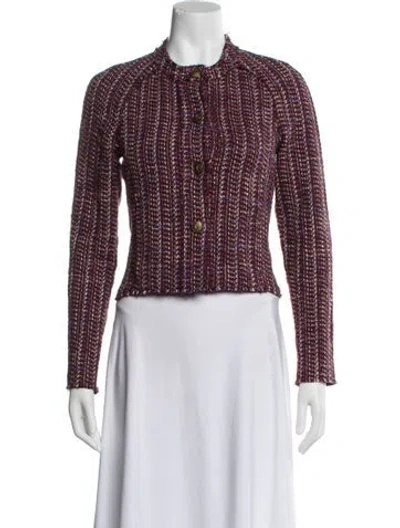 Pre-owned Rag & Bone Tweed Pattern Evening Jacket In Multi