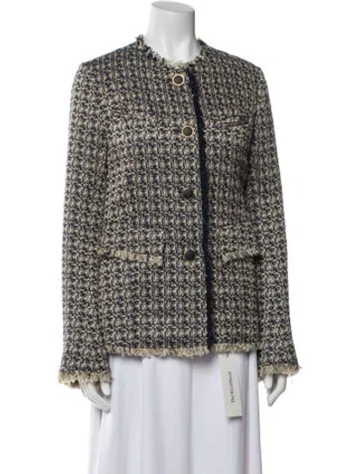 Pre-owned Rag & Bone Tweed Pattern Evening Jacket In Multi