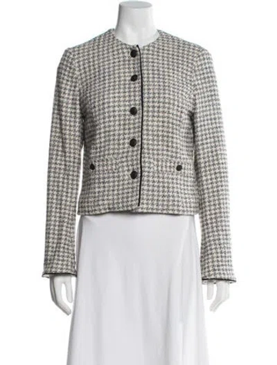 Pre-owned Rag & Bone Tweed Pattern Evening Jacket In Neutral