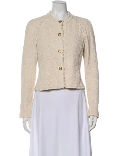Pre-owned Rag & Bone Tweed Pattern Evening Jacket In Neutral