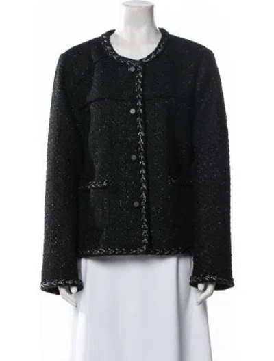 Pre-owned Rag & Bone Tweed Pattern Evening Jacket W/ Tags In Black