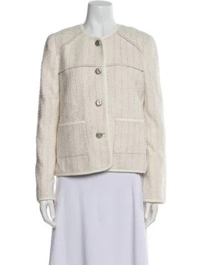 Pre-owned Rag & Bone Tweed Pattern Evening Jacket W/ Tags In Neutral