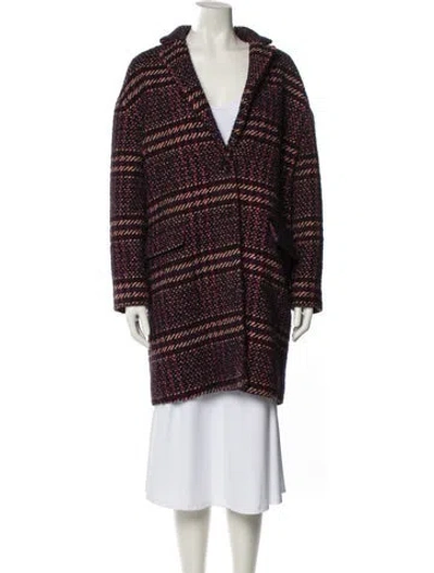 Pre-owned Rag & Bone Tweed Pattern Jacket In Black