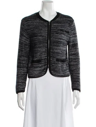 Pre-owned Rag & Bone Tweed Pattern Jacket In Black