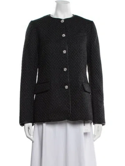 Pre-owned Rag & Bone Tweed Pattern Jacket In Black