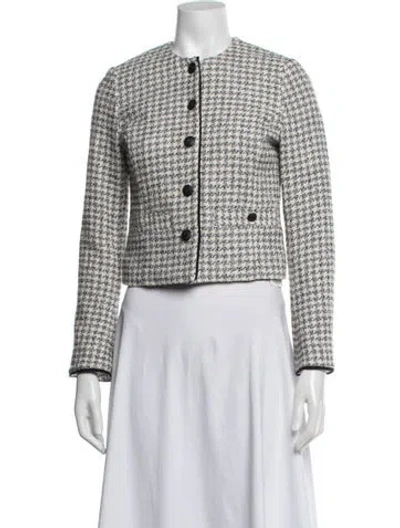 Pre-owned Rag & Bone Tweed Pattern Jacket In Black/neutrals