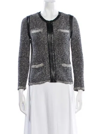 Pre-owned Rag & Bone Tweed Pattern Jacket In Blue