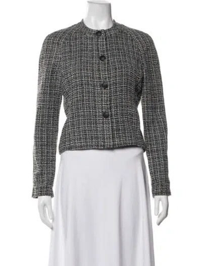 Pre-owned Rag & Bone Tweed Pattern Jacket In Blue