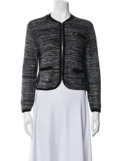 Pre-owned Rag & Bone Tweed Pattern Jacket In Blue