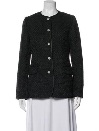 Pre-owned Rag & Bone Tweed Pattern Jacket In Blue