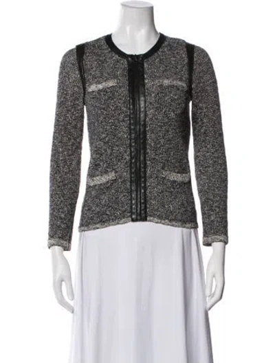 Pre-owned Rag & Bone Tweed Pattern Jacket In Grey