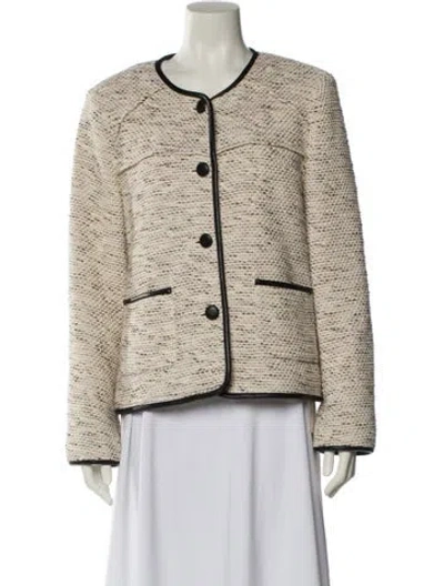 Pre-owned Rag & Bone Tweed Pattern Jacket In Neutral