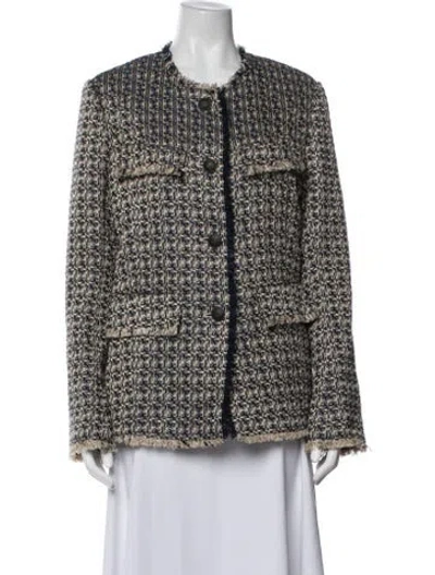 Pre-owned Rag & Bone Tweed Pattern Jacket W/ Tags In Multicolor