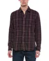 Rag & Bone Man Shirt Plum Size M Cotton In Purple