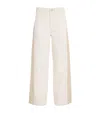 Rag & Bone Two-tone Logan Wide-leg Jeans In Neutral