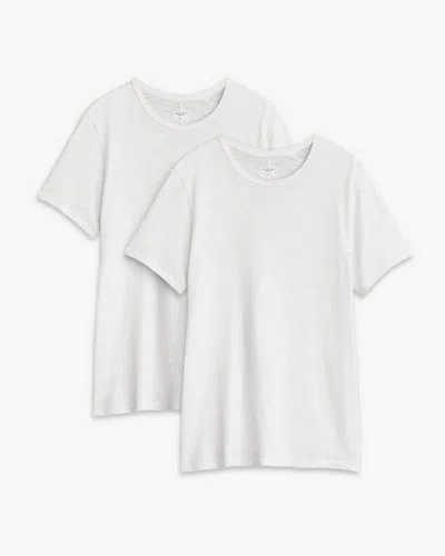 Rag & Bone Two-pack Classic Flame Tee In White