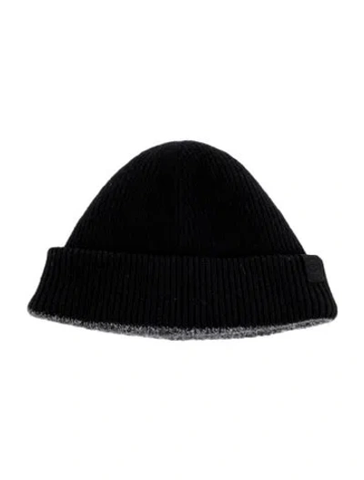 Pre-owned Rag & Bone Two-tone Knit Beanie In Gray