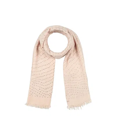 Rag & Bone Two-tone Sheer Shawl In Orange