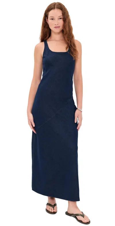 Rag & Bone Ultra Featherweight Daisy Dress Ocean Rinse In Blue