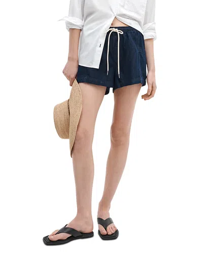 Rag & Bone Ultra Featherweight Emery Pull On Shorts In Blue