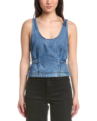 Rag & Bone Ultra Featherweight Estelle Top In Blue