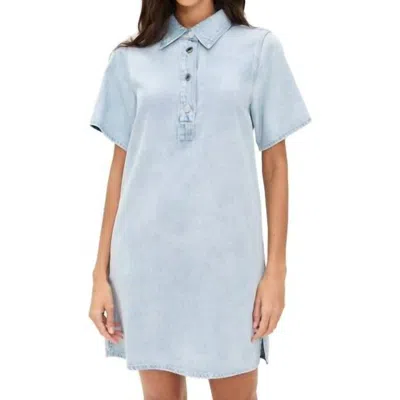 Rag & Bone Ultra Featherweight Jocelyn Dress In Aliah In Blue