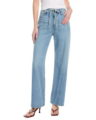 Rag & Bone Ultra Featherweight Phoebe Drawstring Beach Pant In Blue