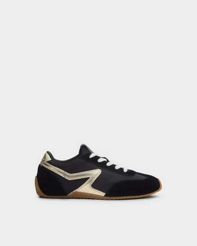 Rag & Bone Ultra Slim Retro Runner In Animal Print