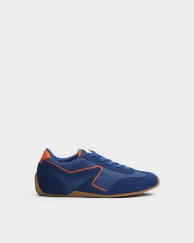 Rag & Bone Ultra Slim Retro Runner In Animal Print