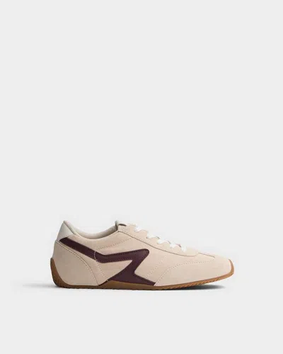 Rag & Bone Ultra Slim Retro Runner In Neutral