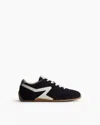 Rag & Bone Ultra Slim Retro Runner Sneakers In Black
