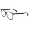 Rag & Bone Unisex 50mm Grey Havana Opticals In Gray