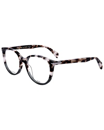 Rag & Bone Unisex 51mm Optical Frames In Animal Print