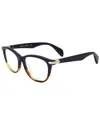 Rag & Bone Unisex 51mm Optical Frames In Brown