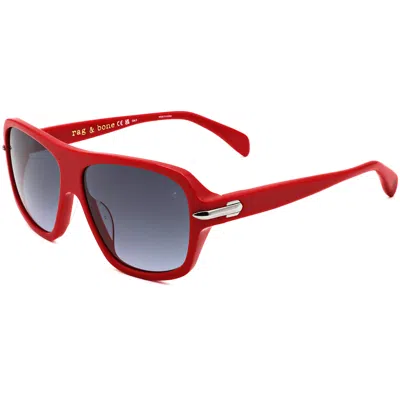 Rag & Bone Unisex 57mm Sunglasses In Red