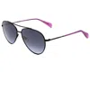 Rag & Bone Unisex Rnb1064 58mm Sunglasses In Black