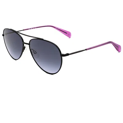 Rag & Bone Unisex 58mm Black Sunglasses