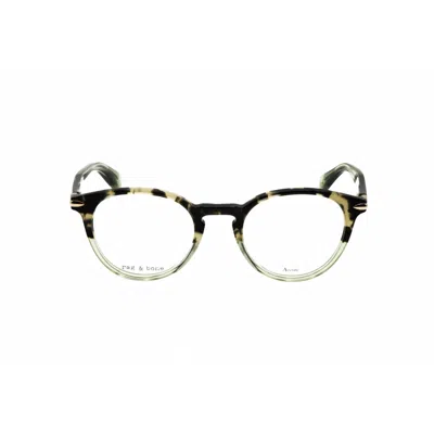 Rag & Bone Rag And Bone Unisex Green Phantos Eyeglass Frames Rnb8003 In Multi
