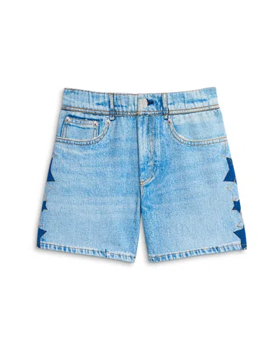 Rag & Bone Unisex Mini Miramar Terry Star Shorts - Little Kid, Big Kid In Blue