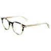 Rag & Bone Unisex 48mm Havana Green Shaded Opticals