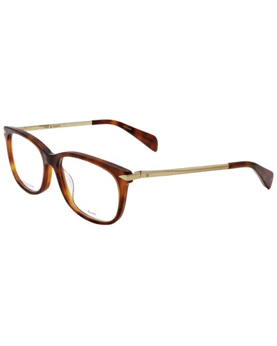 Rag & Bone Unisex Rnb3006 54mm Optical Frames In Burgundy